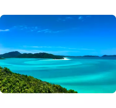 Whitsunday Islands, Queensland laptop sticker - TenStickers