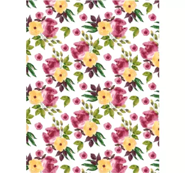 Window adhesive wild flowers - TenStickers