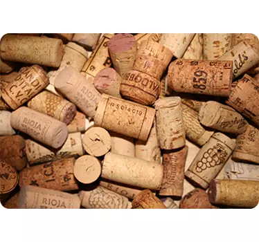 Wine Cork Collection laptop skin - TenStickers