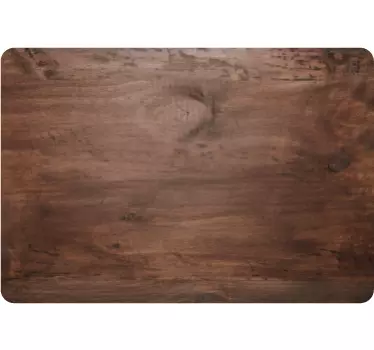 Wood Pattern Laptop Sticker - TenStickers