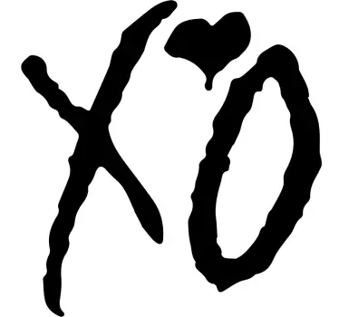 XO Brand Logo Vinyl Sticker - TenStickers