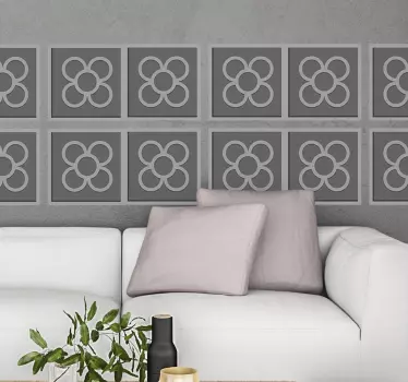 3D Barcelona panot tile transfer decal - TenStickers