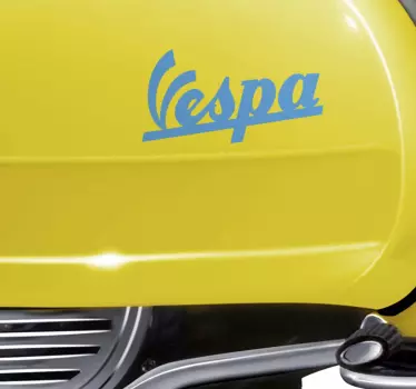 Vespa motorbike sticker - TenStickers