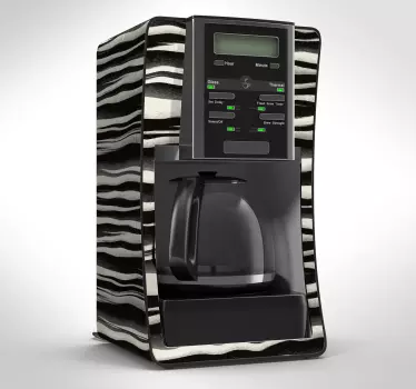 Zebra Skin Furniture Sticker - TenStickers