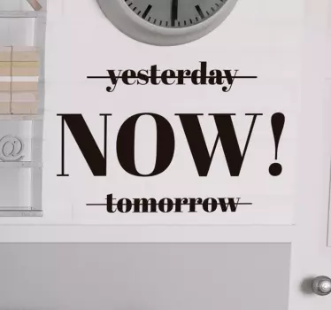phrase minimalism motivational decal - TenStickers