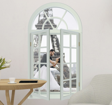 Window view  Living Room Wall Decor - TenStickers