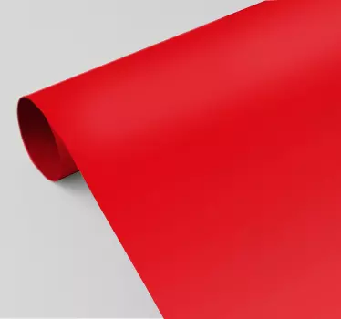 Red plain vinyl sticker - TenStickers