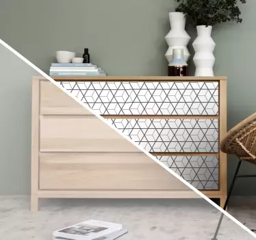 Scandinavian motifs furniture decal - TenStickers
