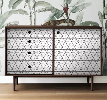 Scandinavian motifs furniture decal - TenStickers