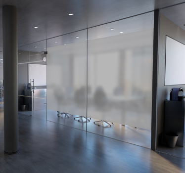 Translucent glass window sticker - TenStickers
