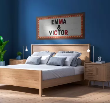 custom theater marquee theatre wall stickers - TenStickers