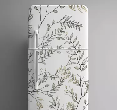 Vinyl Branches fridge sticker - TenStickers