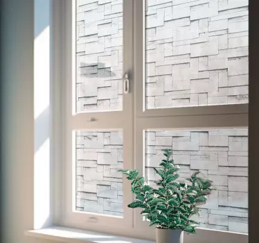 Translucent Texture window sticker - TenStickers