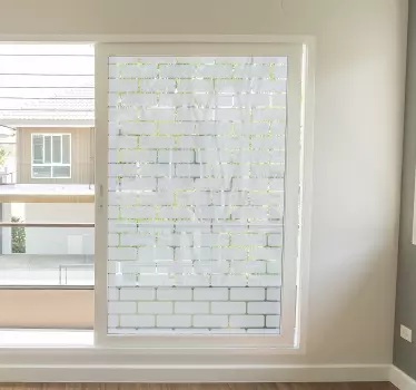 Brick window texture wall decor - TenStickers