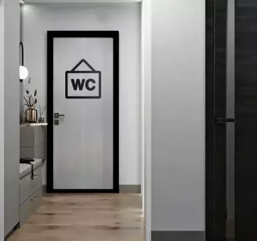 Toilet Poster Sticker - TenStickers