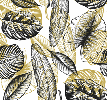 Elegant tropical plant furniture sticker - TenStickers