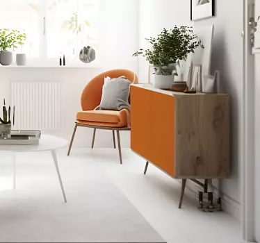 Contact paper - Orange furniture sticker - TenStickers