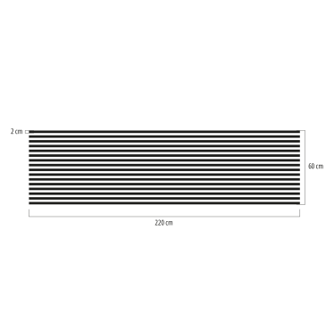 Blue stripes car sticker set - TenStickers