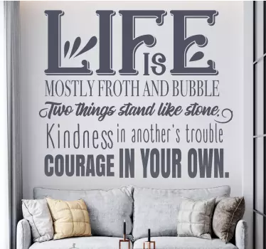 Adam Lindsay Gordon quotes wall decal - TenStickers