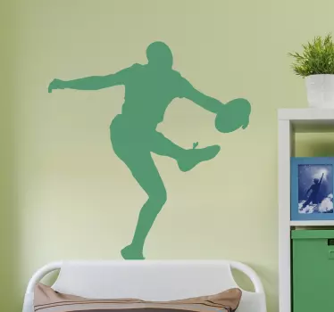 AFL player sport decal - TenStickers