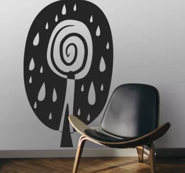 African Tree Wall Sticker - TenStickers