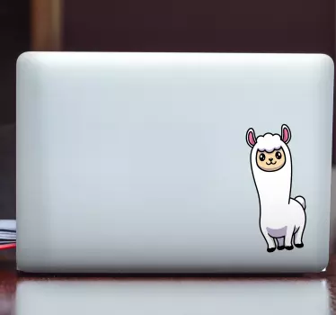 Alpaca sticker laptop stickers - TenStickers