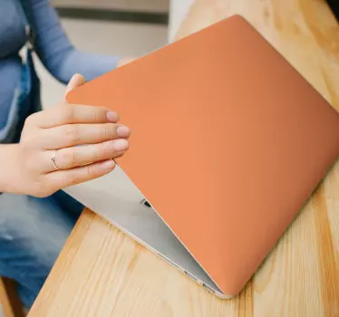Apricot Crush Laptop skin decal - TenStickers