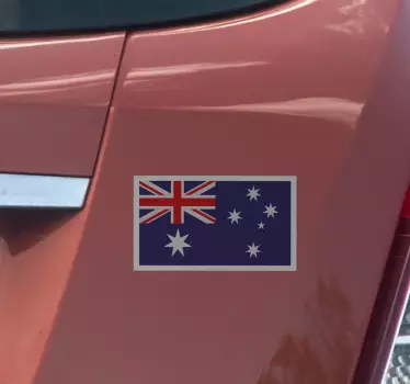 Australian flag car sticker - TenStickers