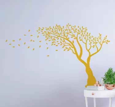 Autumn tree sticker tree wall decal - TenStickers