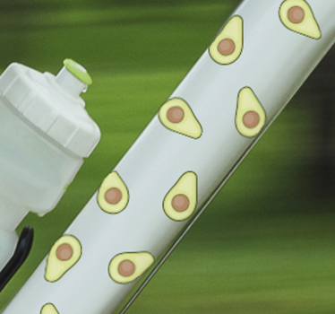 Avocado bike bike Decal - TenStickers