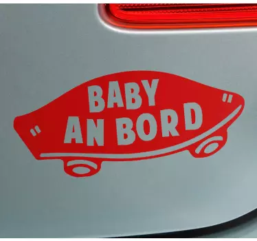 Baby on board sticker baby onboard notification - TenStickers