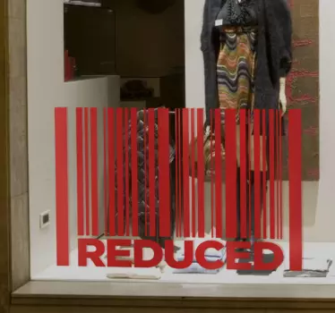 Barcode Sales Sticker - TenStickers