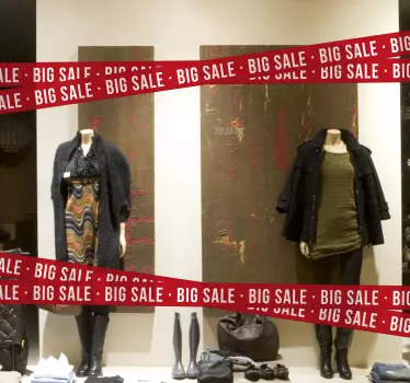 Big sale tape window decal - TenStickers