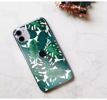 Big tropical plants iPhone decal - TenStickers