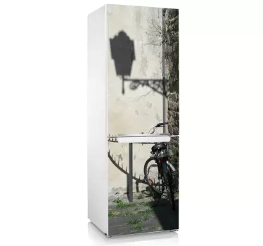 Bike Fridge Sticker - TenStickers