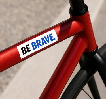 Bike sticker minimalist urban design - TenStickers