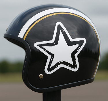 Motorbike sticker punk rocker graphics - TenStickers