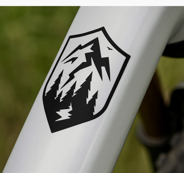Bike sticker timberline trail decals - TenStickers