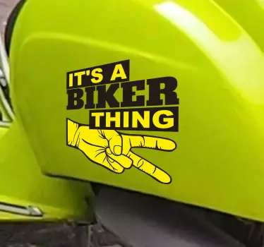 Biker things Motorcycle stickers - TenStickers