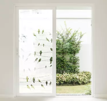 Bird Window sticker - TenStickers