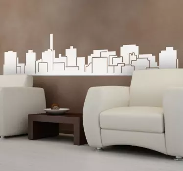 Birmingham Skyline Sticker - TenStickers