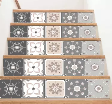 Bohemian Style Home stairs Sticker - TenStickers