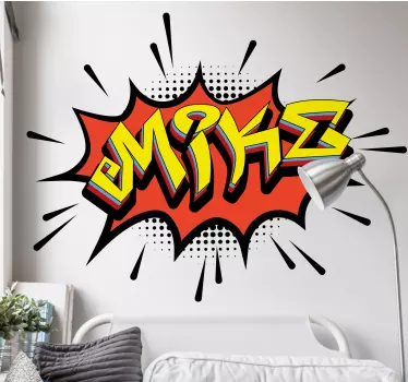 Bombing style graffiti custom sticker - TenStickers
