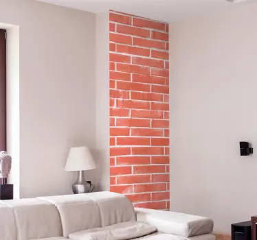 bricks vinyl  print wall sticker - TenStickers