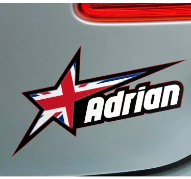 British Star Emblem car sticker - TenStickers