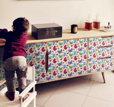 Butterflies Flying furniture decals  for children - TenStickers