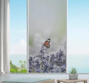 Butterflies window sticker - TenStickers