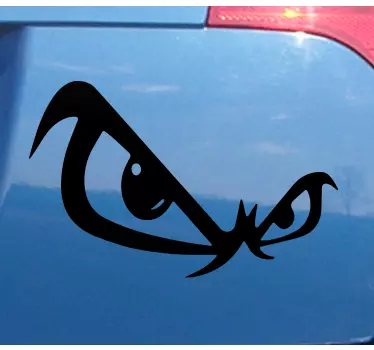 Car sticker angry eye design - TenStickers