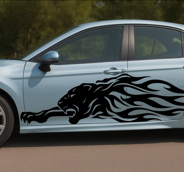 Car sticker black panther - TenStickers