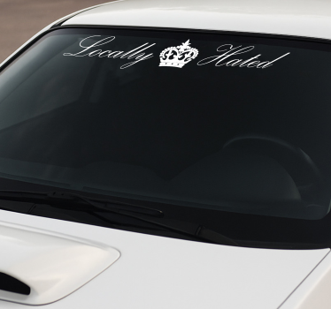 Car sticker car window banner - TenStickers
